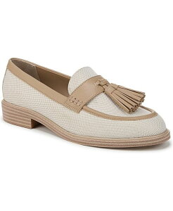 【送料無料】 フランコサルト レディース スリッポン・ローファー シューズ Women's Carolyn Low Profile Tassel Loafers Beige Canvas/Faux Leather