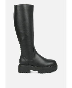 �����h�����O ���f�B�[�X �V���[�Y �u�[�c�E���C���u�[�c London Rag axle knee boot Black �u���b�N