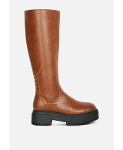 �����h�����O ���f�B�[�X �V���[�Y �u�[�c�E���C���u�[�c London Rag axle knee boot Tan �^��