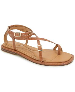 �P�l�X�R�[�� ���f�B�[�X �V���[�Y �T���_�� Kenneth Cole New York Women's Paros Square Toe Flat Sandals Tan �^��