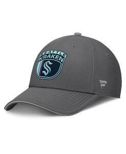 �t�@�i�e�B�N�X �����Y �A�N�Z�T���[ �X�q Fanatics Men's Gray Seattle Kraken Home Ice Flex Hat Gray �O���[
