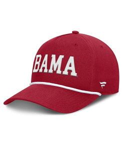 �t�@�i�e�B�N�X �����Y �A�N�Z�T���[ �X�q Fanatics Men's Crimson Alabama Crimson Tide Foul Ball Rope Adjustable Hat Crimson �N�����]��