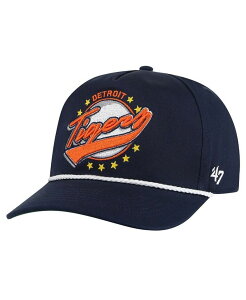 47 �u�����h �����Y �A�N�Z�T���[ �X�q '47 Brand Men's Navy Detroit Tigers Wax Pack Collection Premier Hitch Adjustable Hat Navy �l�C�r�[