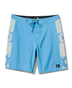 �N�C�b�N�V���o�[ �����Y ���� �n�[�t�p���c�E�V���[�c �V���[�g�p���c �V���N Quiksilver Men's Surfsilk Arch 19 Boardshorts Aqua blue �u���[