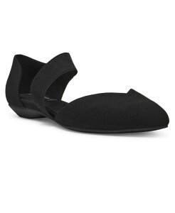 �A���N���C�� ���f�B�[�X �V���[�Y �p���v�X �A�V�����g���[ Anne Klein Women's Oksanna Asymmetrical Pointed Toe Flats Black �u���b�N