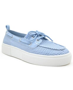 �P�l�X�R�[�� ���f�B�[�X �V���[�Y �p���v�X Kenneth Cole Reaction Women's Zelda Almond Toe Boat Shoes Blue Mesh �u���[