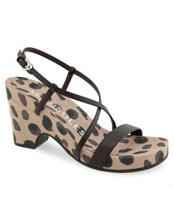 �G�A���\�[���Y ���f�B�[�X �V���[�Y �T���_�� Aerosoles Women's Miles Round Toe Wedge Sandals Java Spotted Print Faux Leather