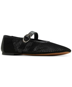 �A���h ���f�B�[�X �V���[�Y �p���v�X ALDO Women's Quincey Mary Jane Flats Black Mesh �u���b�N