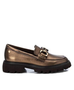 LV^C fB[X V[Y pvX U[ [t@[ Carmela Leather Collection Women's Penny Loafers by Xti Bronze