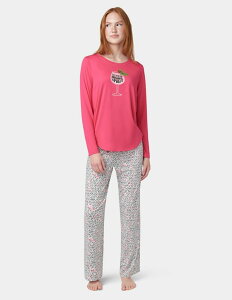 yz q[ fB[X iCgEFA A_[EFA Women's 2-Pc. Timeless Soft Jersey Packaged Pajama Set Raspberry Sorbet
