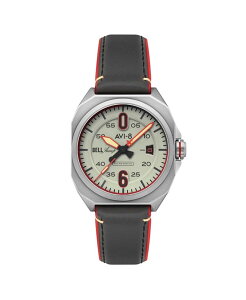 yz ABGCg Y rv ANZT[ Men's Bell X-1 Machbuster Automatic Gray Rubber and Leather Strap Watch 41mm Lt. Gray