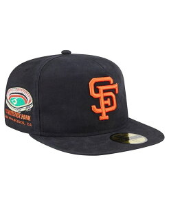 �j���[�G�� �����Y �A�N�Z�T���[ �X�q New Era Men's Black San Francisco Giants Championship Side Flag A-Frame 59FIFTY Fitted Hat Black �u���b�N
