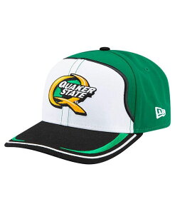 �j���[�G�� �����Y �A�N�Z�T���[ �X�q New Era Men's White/Green Mark Martin Quaker State 9SEVENTY Stretch-snap Hat White Black �z���C�g