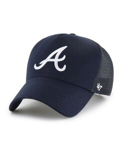 47 uh Y ANZT[ Xq '47 Brand Men's Navy Atlanta Braves Ballpark Offside Adjustable Trucker Hat Navy lCr[