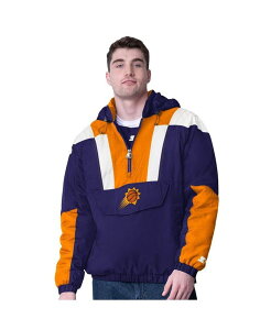 �X�^�[�^�[ �����Y �A�E�^�[ �W���P�b�g�E�u���]�� �W���P�b�g Starter Men's Purple/Orange Phoenix Suns Charger Half-Zip Pullover Jacket Purple Orange �I�����W