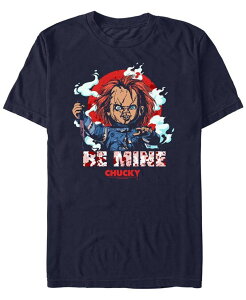 �t�B�t�X�T�� �����Y �g�b�v�X T�V���c Fifth Sun Men's Chucky Be Mine Short Sleeve T-Shirt Navy �l�C�r�[
