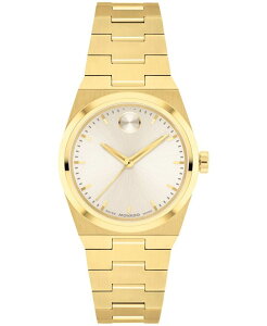 yz oh fB[X rv ANZT[ Women's Bold Quest Swiss Quartz Ionic Plated Light Gold Steel Watch 28mm Gold-Tone