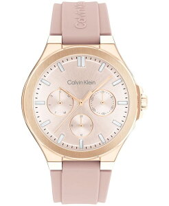 �J���o���N���C�� ���f�B�[�X �A�N�Z�T���[ �r���v Calvin Klein Women's Vibrancy Blush Silicone Strap Watch 38mm Blush �u���b�V��