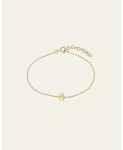 【送料無料】 ゾエレフ レディース ブレスレット・バングル・アンクレット アクセサリー 14k Gold Tiny Paw Bracelet Yellow gold