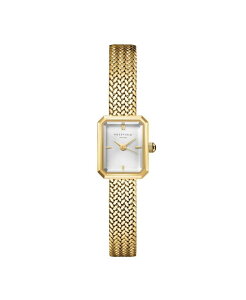 [YtB[h fB[X ANZT[ rv ~j TVc Rosefield Mini Octagon Gold Stainless Steel Women's Bracelet Watch Gold S[h