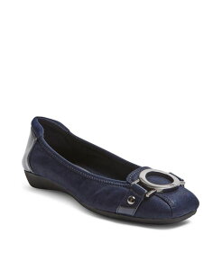 �A���N���C�� ���f�B�[�X �V���[�Y �p���v�X Anne Klein Women's Umeko Snip Toe Ballet Flats Navy �l�C�r�[