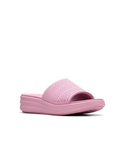 yz N[NX fB[X T_ V[Y Women's Cloudsteppers Drift Twist Slip-On Sandals Purple Synthetic