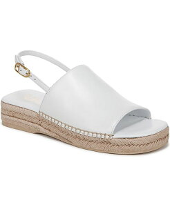tRTg fB[X V[Y T_ Franco Sarto Women's Rune Open Round Toe Slingback Espadrille Sandals Bright White Leather zCg