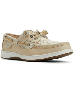 �X�y���[ ���f�B�[�X �V���[�Y �p���v�X ���[�X Sperry Women's Rosefish 3-Eye Lace-Up Boat Shoes Tan �^��