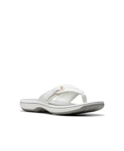yz N[NX fB[X T_ V[Y Cloudsteppers Women's Breeze Reyna H Slip-On Sandals White Textile