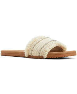 LV[ fB[X V[Y T_ Roxy Women's Positano Slip-On Flat Sandals Natural