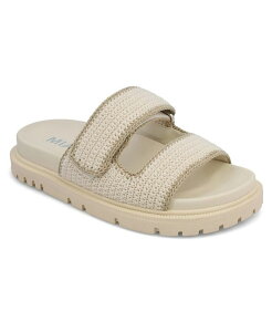 yz ~A fB[X T_ V[Y Women's Gabri Double Strap Slip-On Slide Sandals Bone Sand