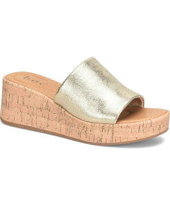 r[I[V[ fB[X V[Y T_ b.o.c. Women's Savia Slip-On Sandals Champagne Metallic Vp