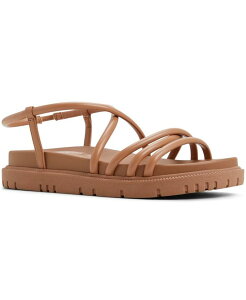LV[ fB[X V[Y T_ Roxy Women's Brooke Slip-On Flat Sandals Light Brown uE