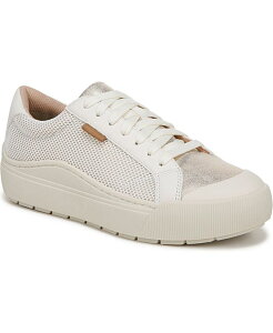 hN^[EV[ fB[X V[Y Xj[J[ vbgtH[ [X Dr. Scholl's Women's Time Off Lace Up Platform Sneakers Off White/Gold Faux Leather ItzCg