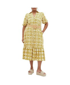 �V�e�B�[�V�b�N ���f�B�[�X �g�b�v�X �����s�[�X �v���X�T�C�Y CITY CHIC Plus Size Anna Seashell Dress Seashells