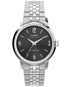 ^CbNX Y ANZT[ rv TVc Timex Men's Mechanical Automatic Silver-Tone Stainless Steel Watch 40mm Silver Vo[