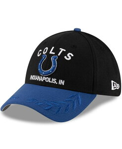j[G Y ANZT[ Xq New Era Men's Black/Royal Indianapolis Colts 2025 NFL Draft 39THIRTY Flex Hat Black Royal ubN