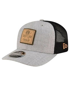 �j���[�G�� �����Y �A�N�Z�T���[ �X�q New Era Men's Heather Gray Philadelphia Union 9SEVENTY COOLERA Stretch-Snap Adjustable Hat Heather Gray �O���[