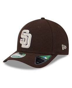 j[G Y ANZT[ Xq New Era Men's Brown San Diego Padres Player Replica 9FORTY Adjustable Hat Brown uE