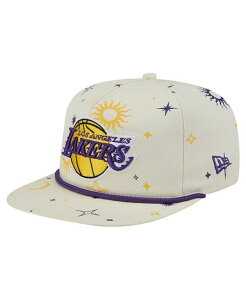 �j���[�G�� �����Y �A�N�Z�T���[ �X�q New Era Men's Cream Los Angeles Lakers Lunar Golfer Snapback Hat Cream �N���[��