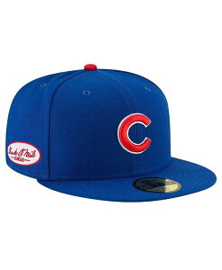 �j���[�G�� �����Y �A�N�Z�T���[ �X�q New Era Men's Royal Chicago Cubs Buck O'Neil On Field 59FIFTY Fitted Hat Royal