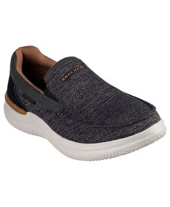 yz XPb`[Y Y Xj[J[ V[Y Men's Relaxed Fit: Hasting - Marco Slip-On Moc Casual Sneakers from Finish Line Gray Black