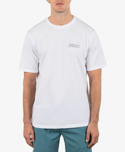 �n�[���[ �����Y �g�b�v�X T�V���c Hurley Men's Fastlane Lined Short Sleeve T-Shirt White �z���C�g