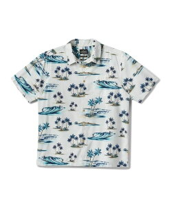 �N�C�b�N�V���o�[ �E�H�[�^�[ �}�� �����Y �g�b�v�X �V���c Quiksilver Waterman Quiksilver Men's Day Dreamin' Woven Shirt White �z���C�g