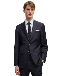 �q���[�S�{�X �����Y �A�E�^�[ �W���P�b�g�E�u���]�� �E�[�� �W���P�b�g Hugo Boss Men's Virgin Wool Slim-Fit Jacket Navy �l�C�r�[