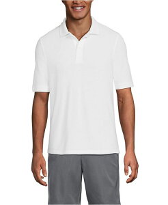 �����Y�G���h �����Y �g�b�v�X �|���V���c ���b�V�� �V���c Lands' End Men's School Uniform Short Sleeve Mesh Polo Shirt White �z���C�g