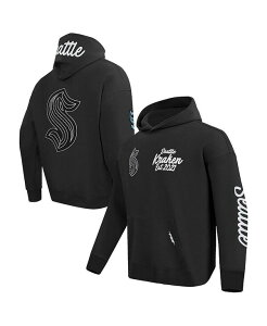 �v���X�^���_�[�h �����Y �A�E�^�[ �p�[�J�[�E�X�E�F�b�g �p�[�J�[ Pro Standard Men's Black Seattle Kraken Paint the City Pullover Hoodie Black �u���b�N