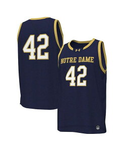 A_[A[}[ Y gbvX Vc W[W[ Under Armour Men's 42 Notre Dame Fighting Irish Replica Basketball Jersey Navy lCr[