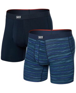 �T�b�N�X �����Y �A���_�[�E�F�A �{�N�T�[�p���c SAXX Men's Vibe Xtra 2-Pk. Slim-Fit Boxer Briefs Surge Spacedye/navy �l�C�r�[