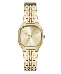 XJ[Q fB[X ANZT[ rv TVc Skagen Women's Mellem Lille Quartz Three-Hand Gold Stainless Steel Watch 28mm Gold S[h